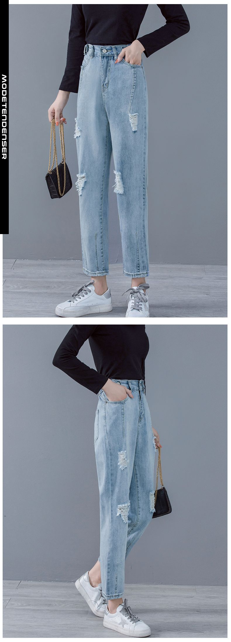 kvinders jeans slidte 1