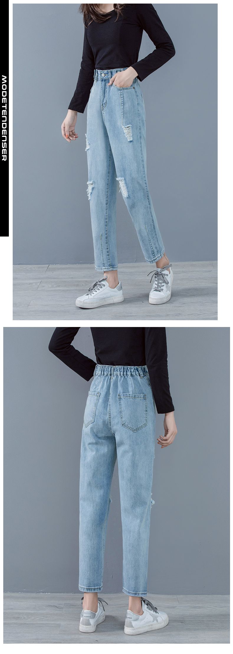 kvinders jeans slidte 2