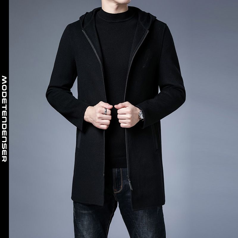 tynd mandlig uldfrakke 1