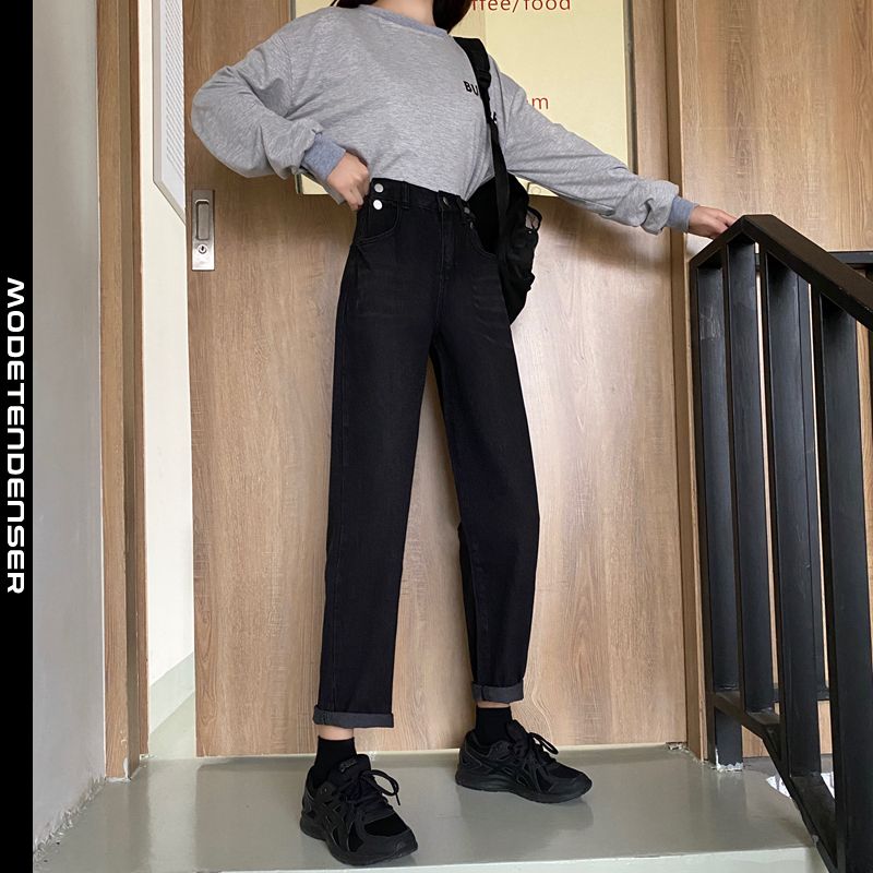 kvindelige jeans med høj talje 3