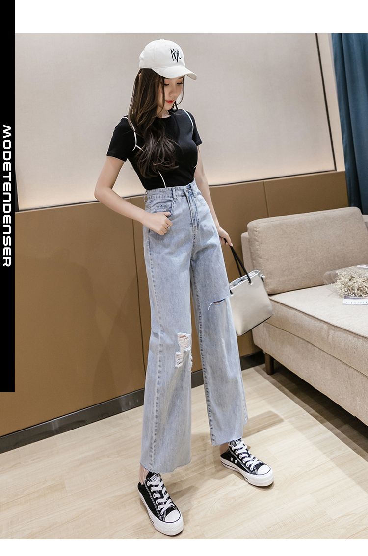 kvindelige jeans med høj talje 2