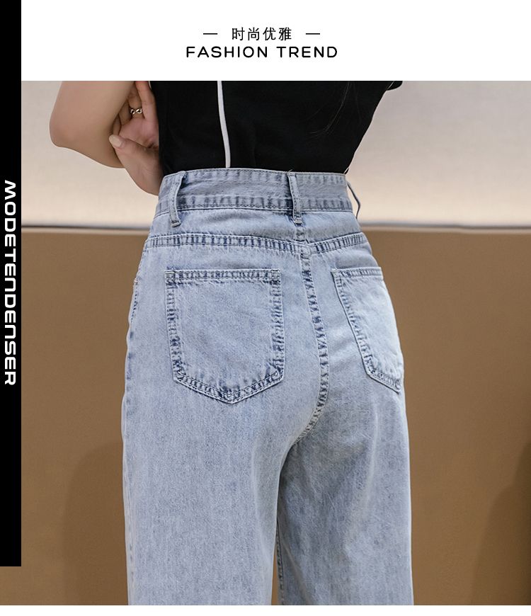 kvindelige jeans med høj talje 3