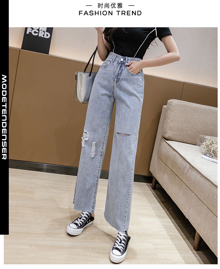 kvindelige jeans med høj talje 4