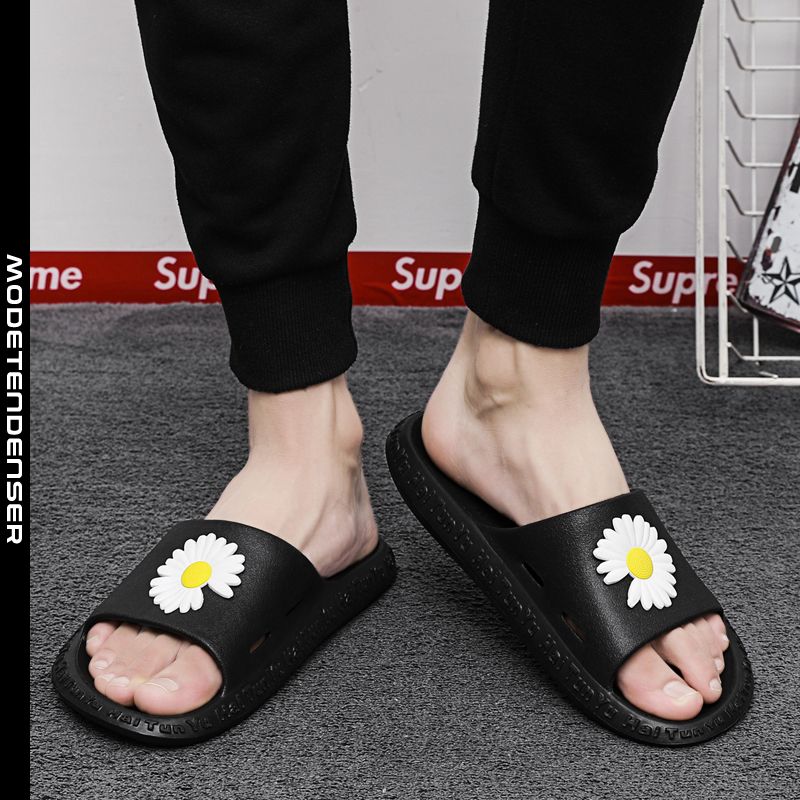 fashionable mænds hjemmesko sommer udendørs afslappet sandaler sort
