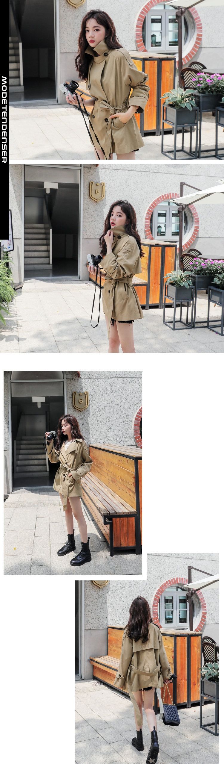 elegant trenchcoat til kvinder 1