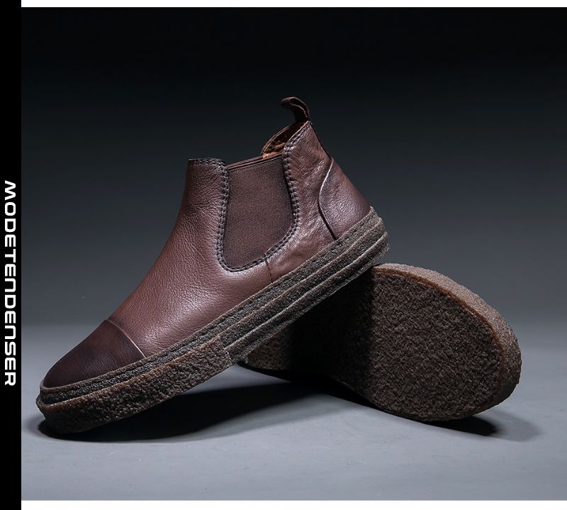 chelsea-støvler til mænd i læder 3
