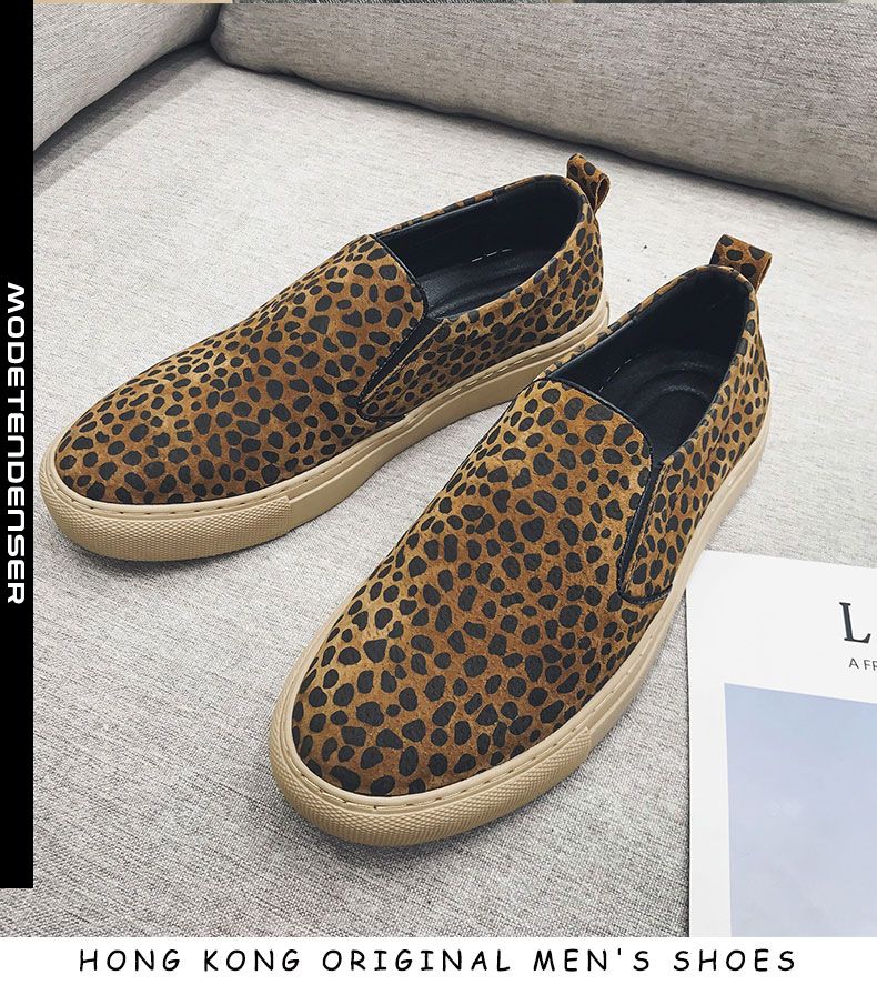 mandlige loafers leopard print 4