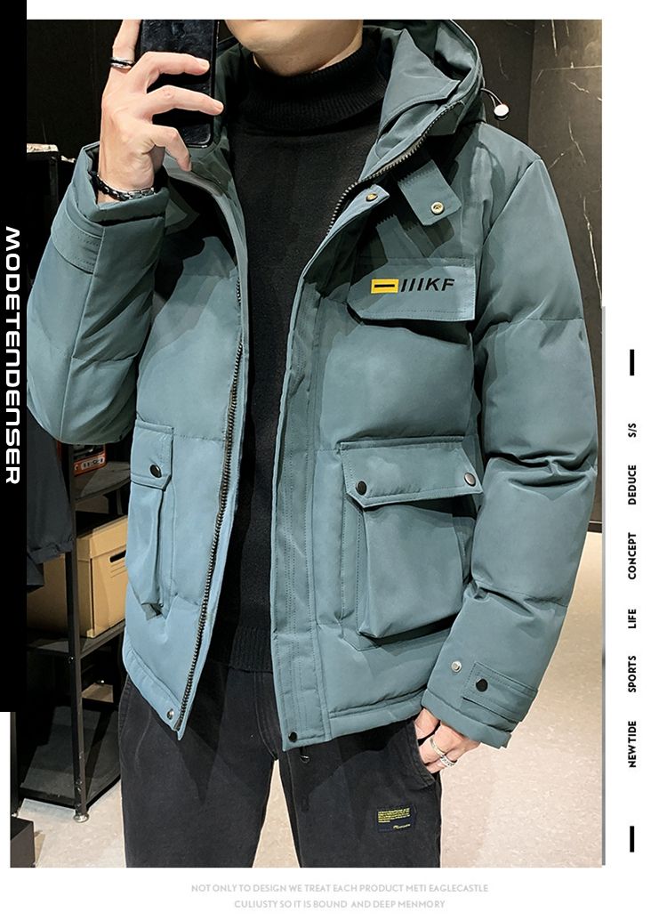 polstret jakke til mænd vinter 3