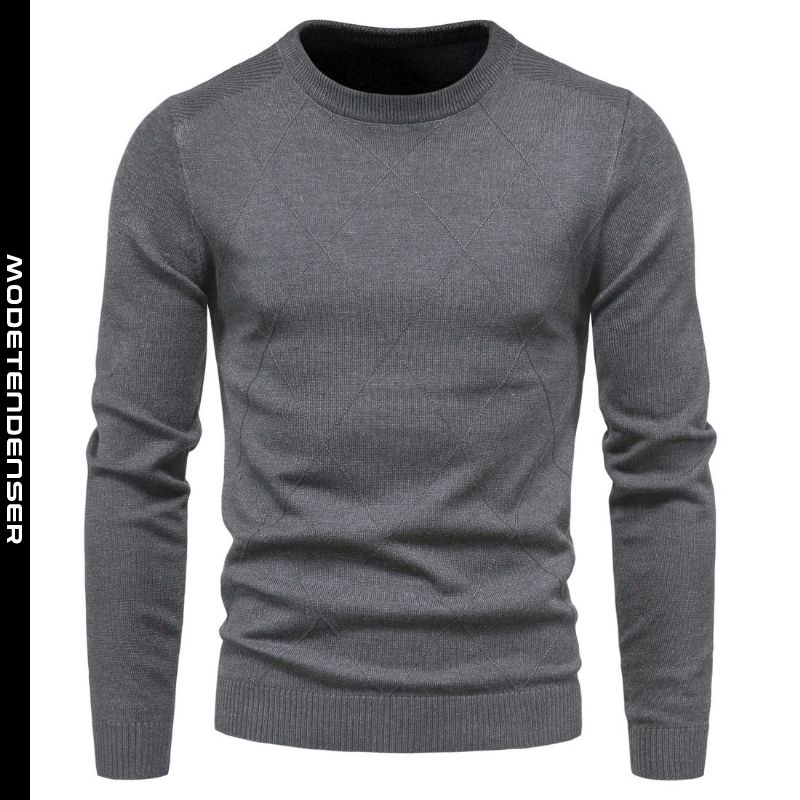 mænds sweater diamantgitter 1